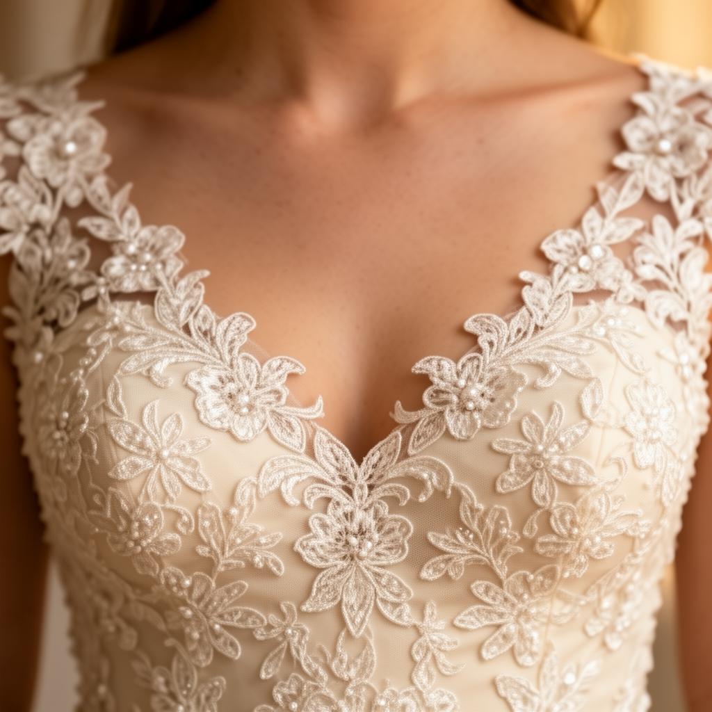 Bridal gown neckline styles